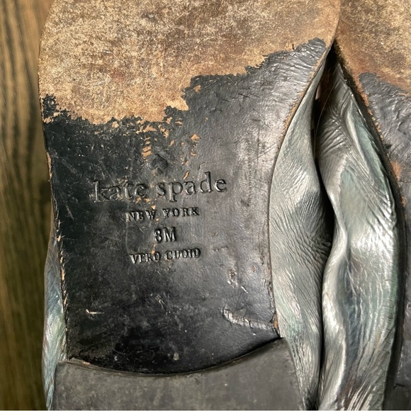 Kate Spade New York Metallic Silver Genevieve Loafers size 8 - Picture 8 of 8